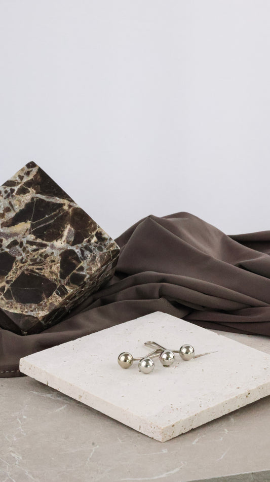HIJAB CLIP DUO SILVER