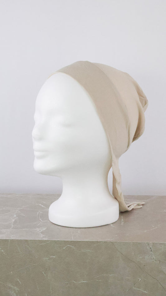 TIE BACK BONE BEIGE