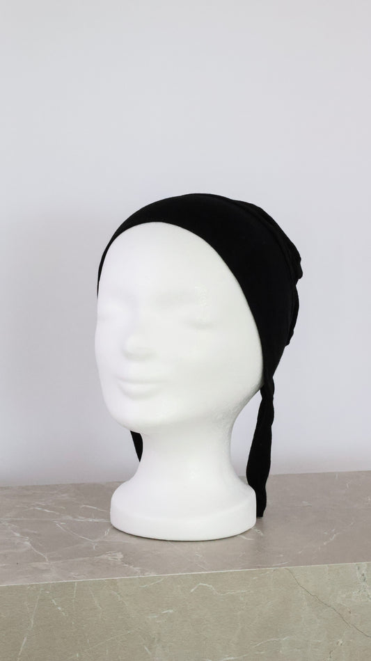 TIE BACK BONE BLACK