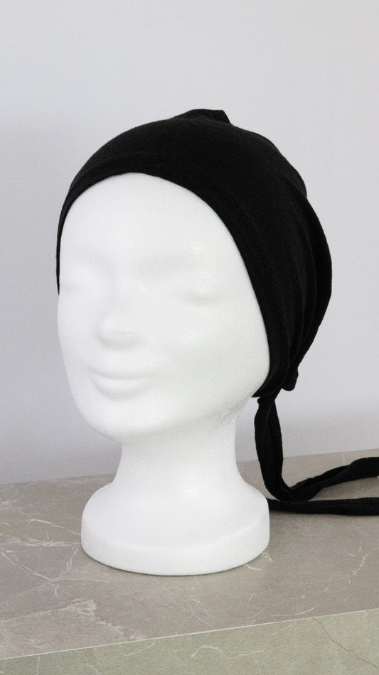 TIE BACK BONE BLACK OLD SCHOOL