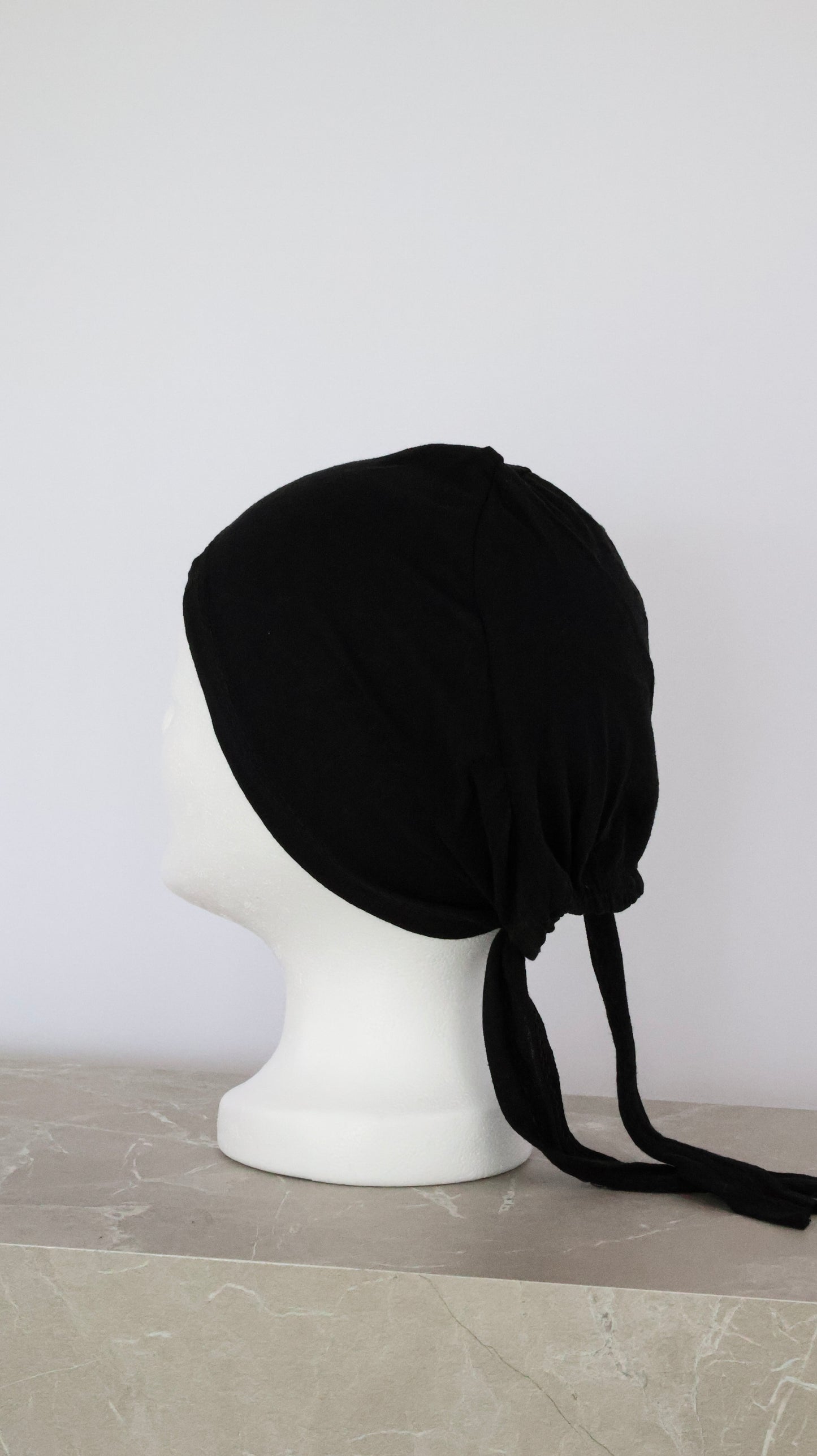 TIE BACK BONE BLACK OLD SCHOOL