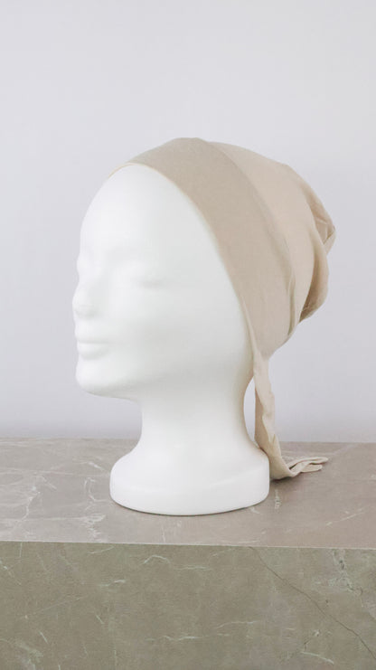 TIE BACK BONE BEIGE