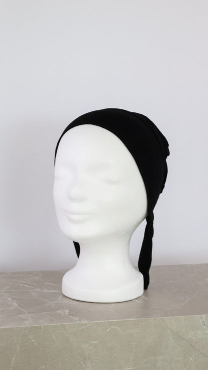 TIE BACK BONE BLACK